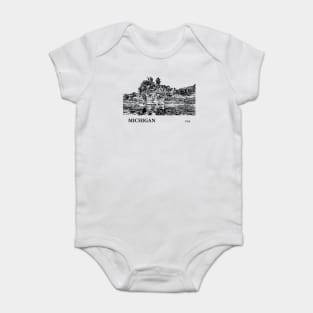 Michigan USA Baby Bodysuit
